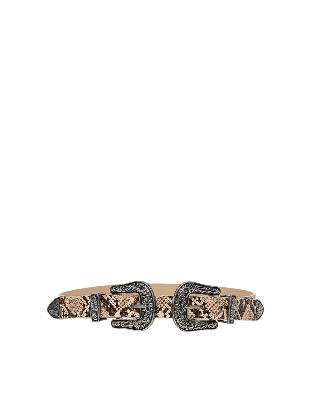 Only ONLVIKI Western Waist Belt – dames riem zand dessin