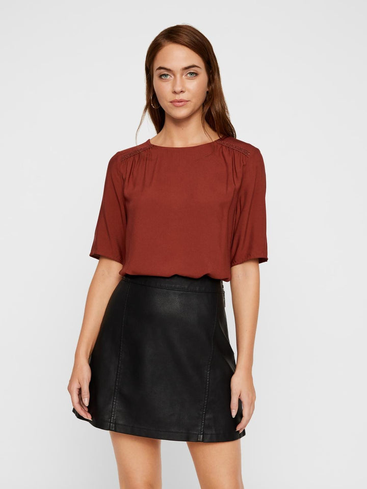 VERO MODA VMBOCA 2/4 top brique – dames