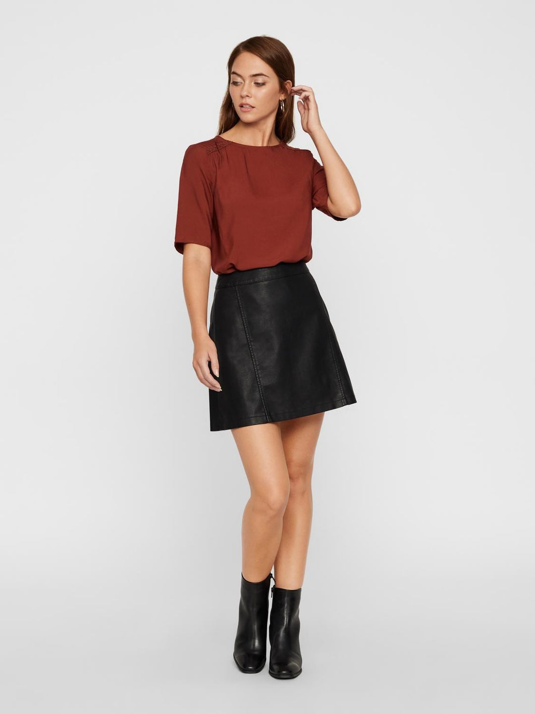 VERO MODA VMBOCA 2/4 top brique – dames