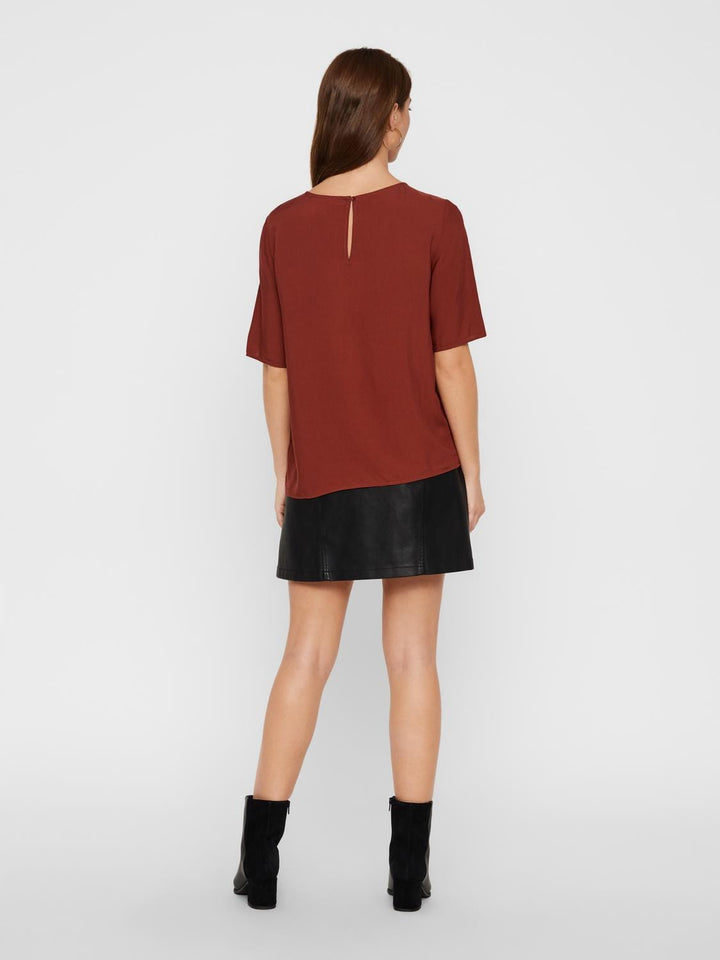 VERO MODA VMBOCA 2/4 top brique – dames