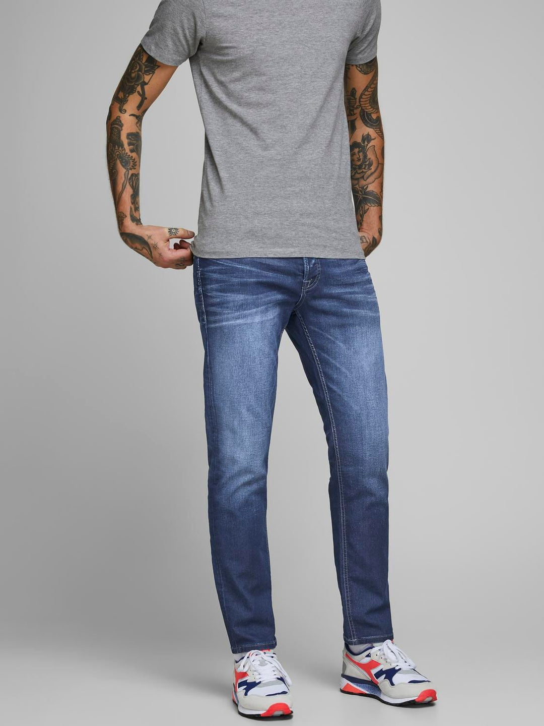Jack & Jones 12148236 jeans loose fit blauw – heren - 34