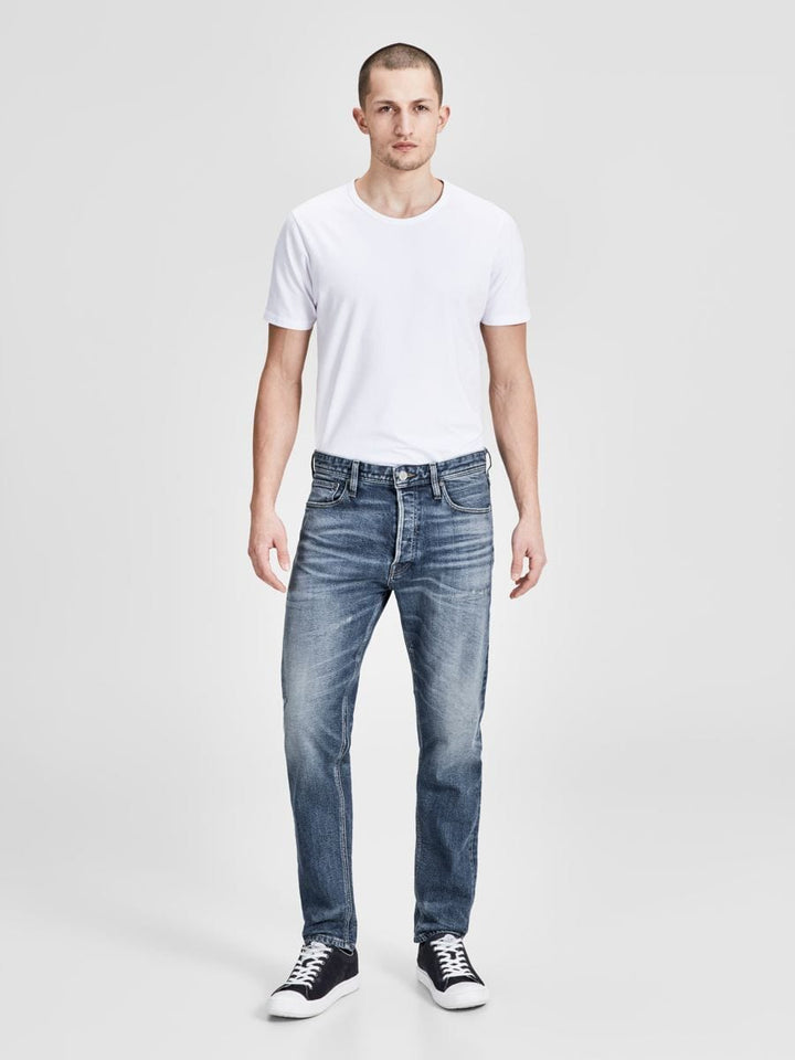 Jack & Jones tapered fit jeans blauw – heren - Blue Denim - L36