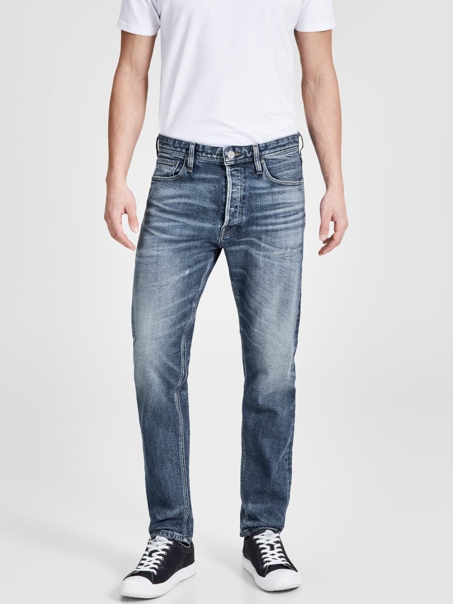 Jack & Jones tapered fit jeans blauw – heren - Blue Denim - L36
