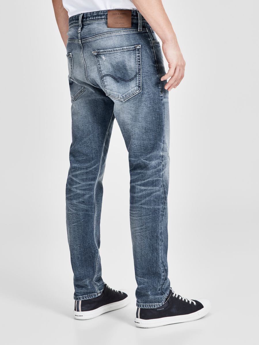 Jack & Jones tapered fit jeans blauw – heren - Blue Denim - L36