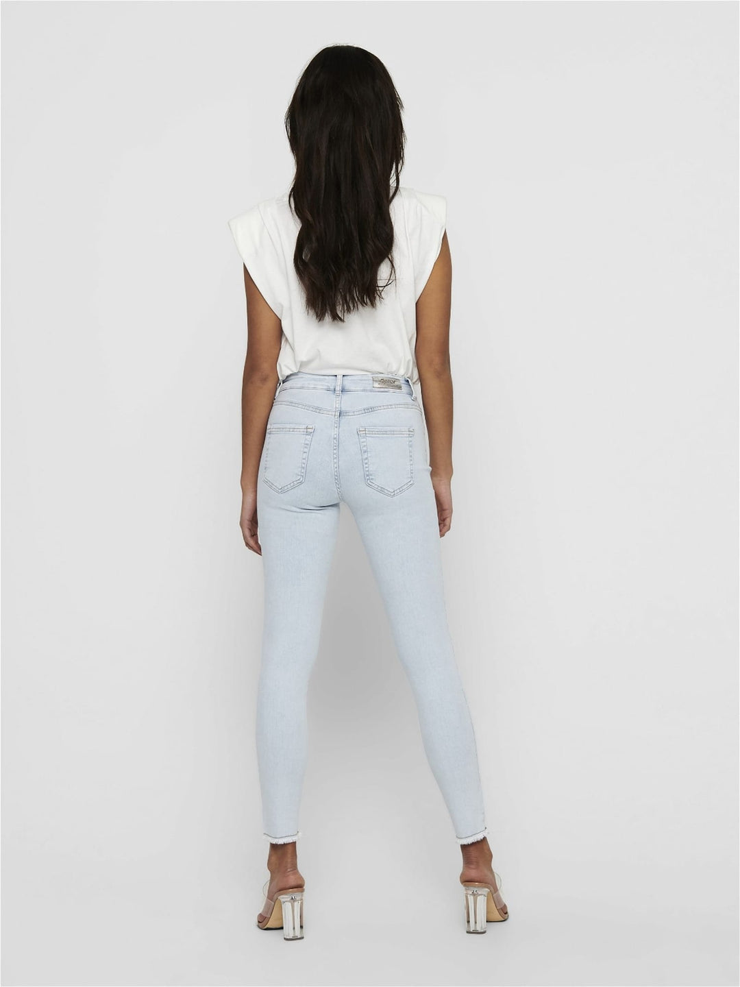 Only 15223448 Blush skinny fit jeans blue denim - L34