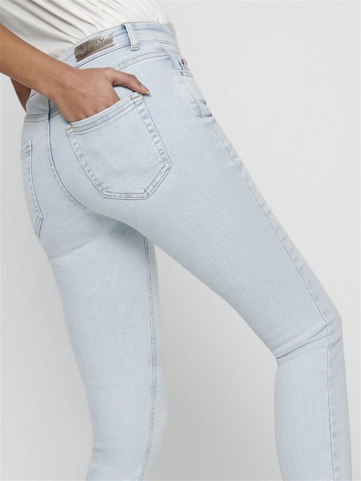 Only skinny fit jeans blauw denim – dames - Blue Denim - L34