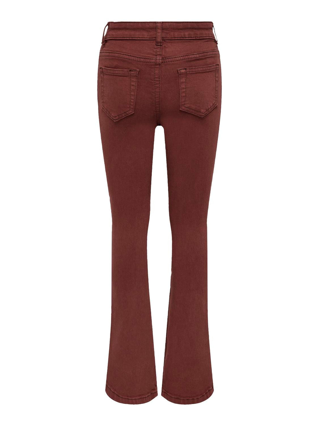 Only Hush jeans bootcut flare fit steenrood – dames