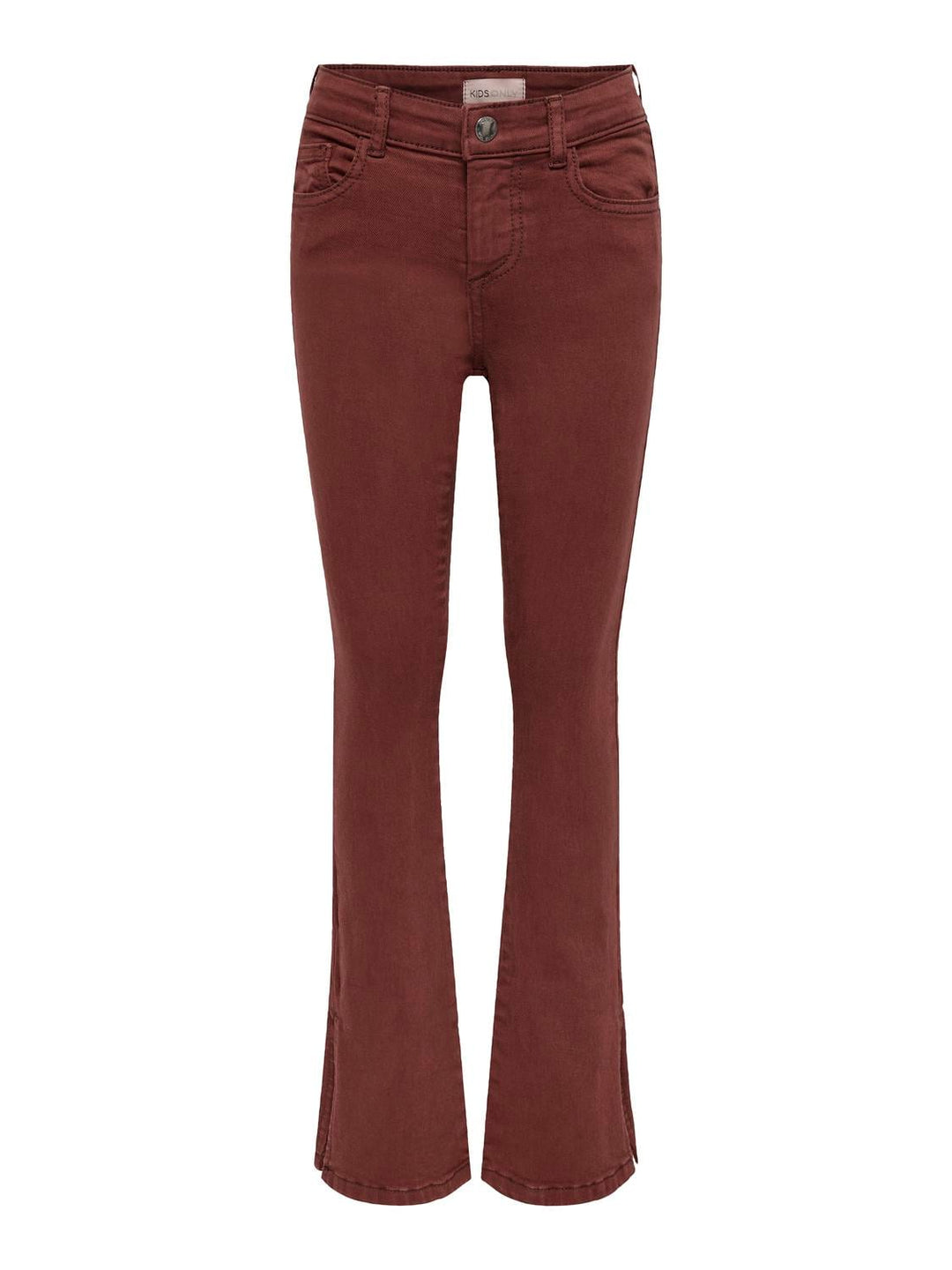 Only Hush jeans bootcut flare fit steenrood – dames