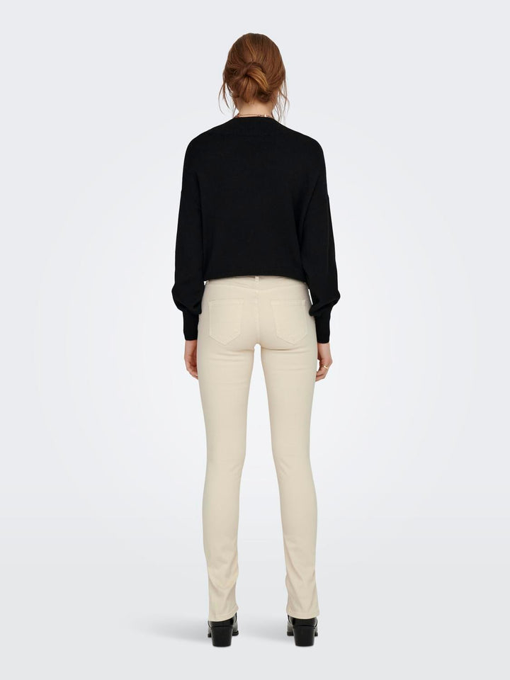 Only 15269249 blush – skinny fit jeans dames - Ecru - L32