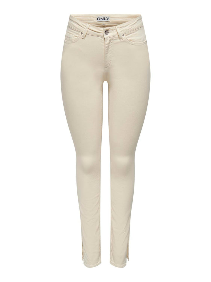 Only 15269249 blush – skinny fit jeans dames - Ecru - L32