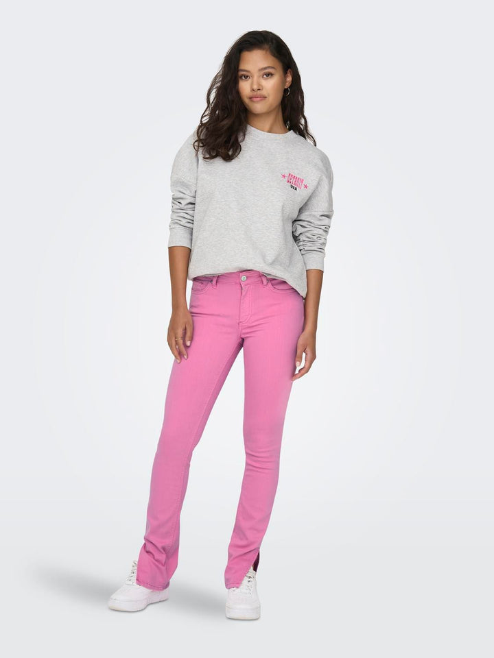 Only 15269249 Blush jeans skinny fit dames - roze - L32