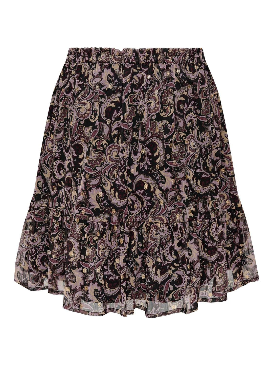 Only 15241203 Emily rok kort dames zwart dessin
