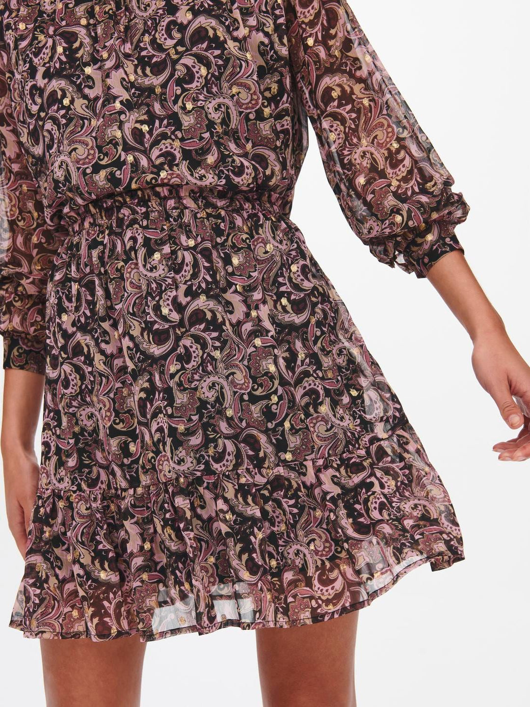 Only Emily rok zwart dessin – dames