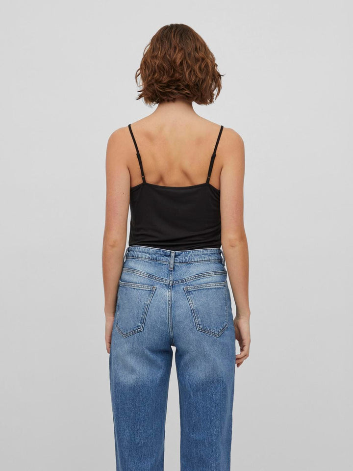 Vila 14083287 Daisy singlet zwart – dames