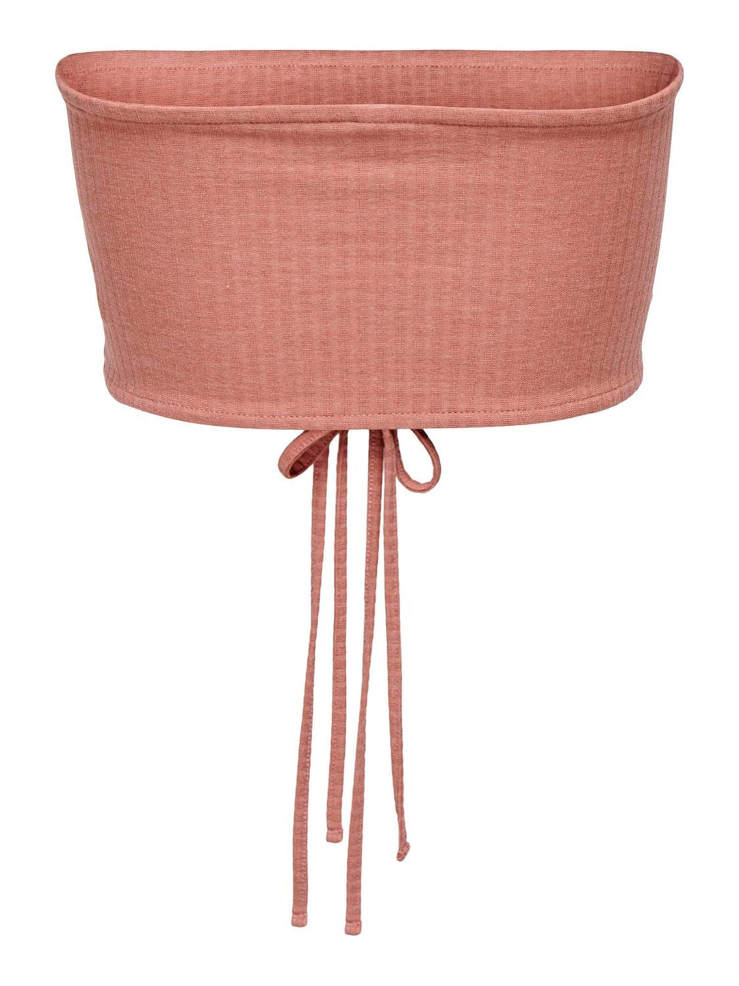 Only ONLEMMA HALTERNECK ROUCHING TOP NN – dames singlet - Zalm/peach