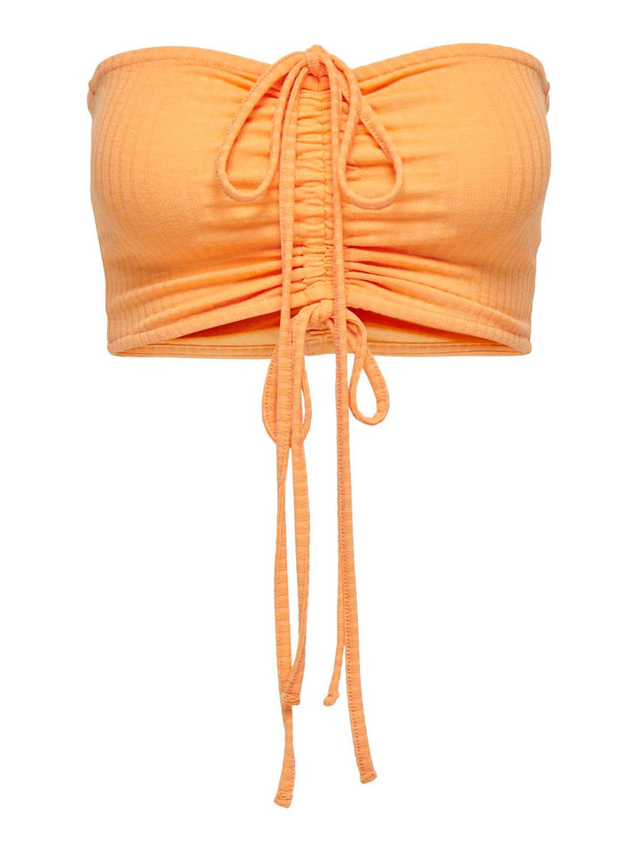 Only ONLEMMA HALTERNECK ROUCHING TOP NN – dames singlet - Mango