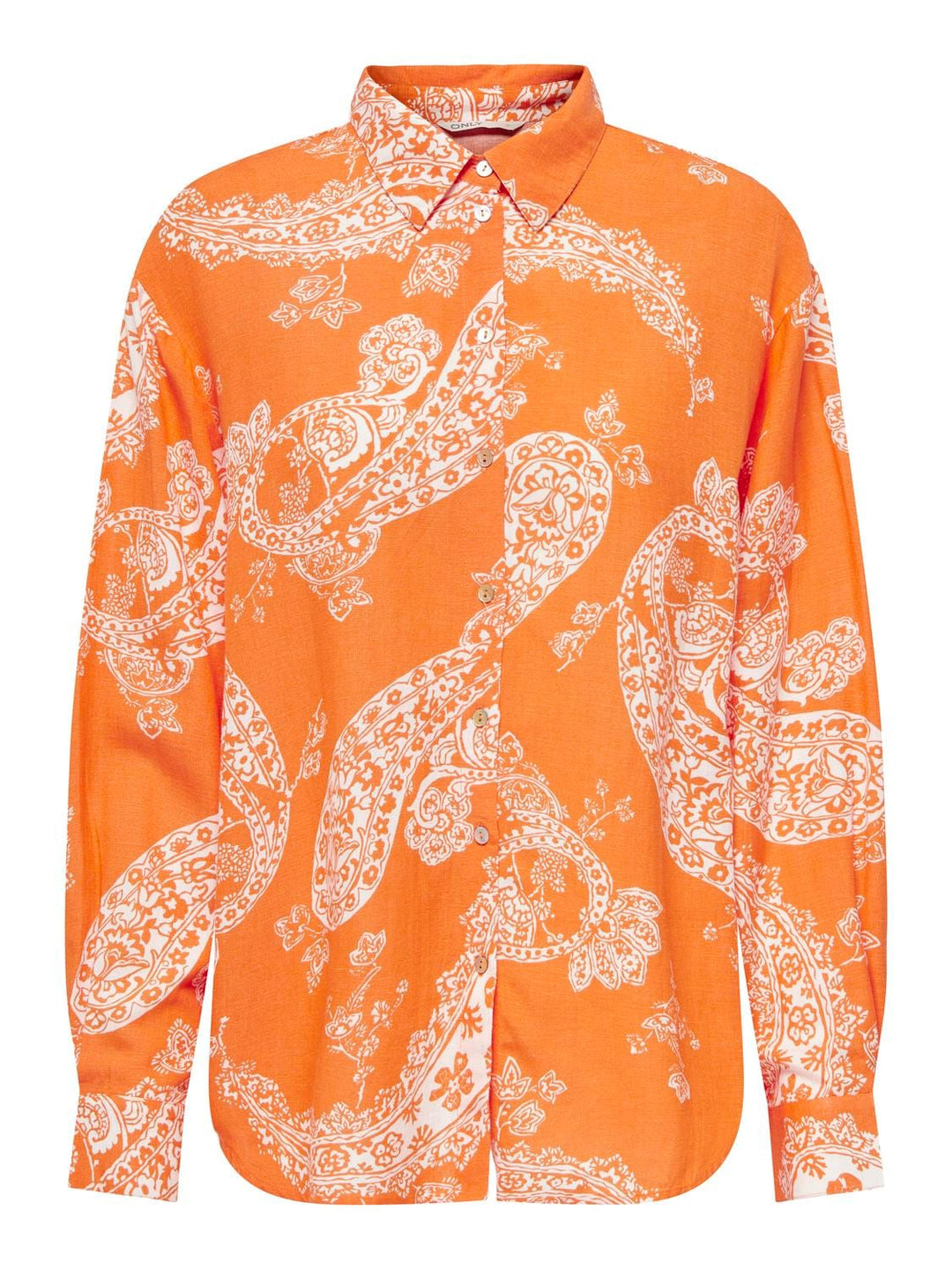 Only Bella blouse oranje dessin – dames