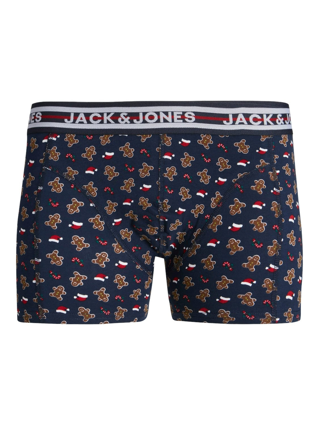 Jack & Jones boxershort heren navy xmas - Blauw Dessin