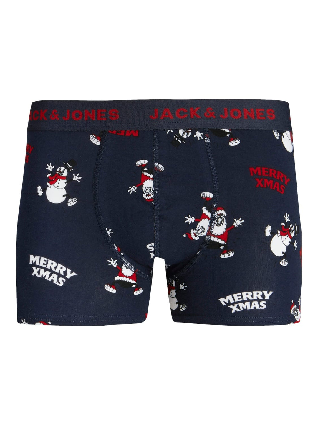Jack & Jones boxershort navy xmas – heren - Blauw Dessin