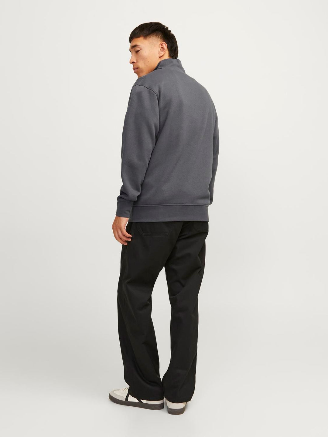 Jack & Jones Vesterbro sweater heren grijs – relaxed fit