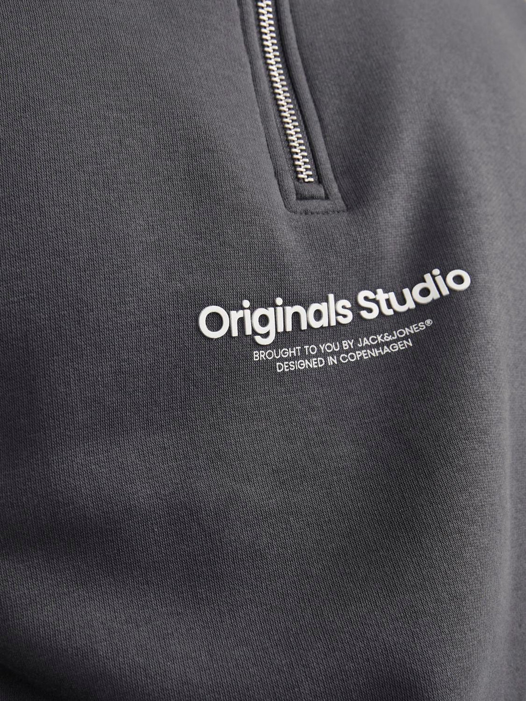 Jack & Jones Vesterbro sweater heren grijs – relaxed fit