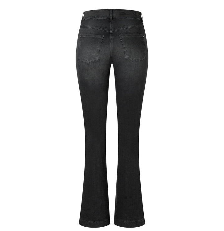 MAC 5429-90-0358 jeans bootcut flare fit black denim – dames - 32