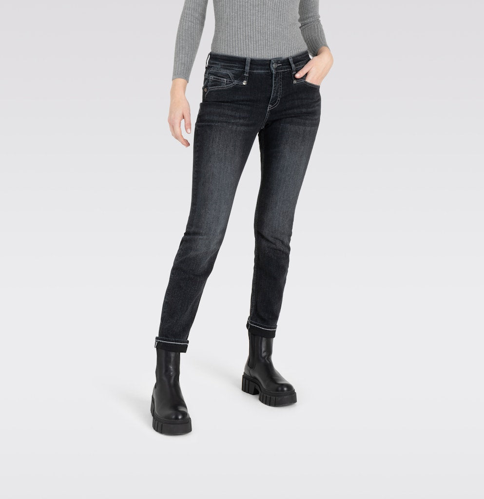 MAC women 5703 jeans slim fit black denim - 32