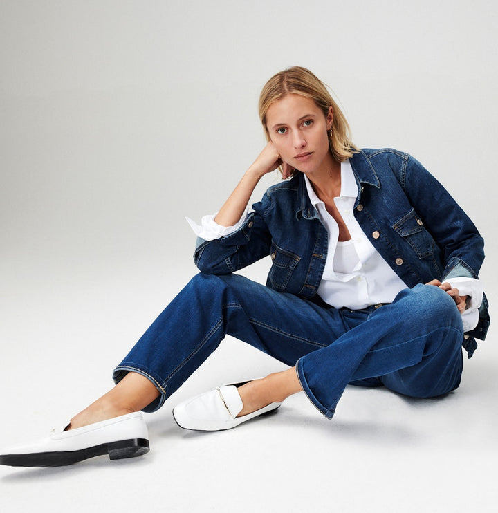 MAC jeans regular-straight fit dames – blue denim - L30