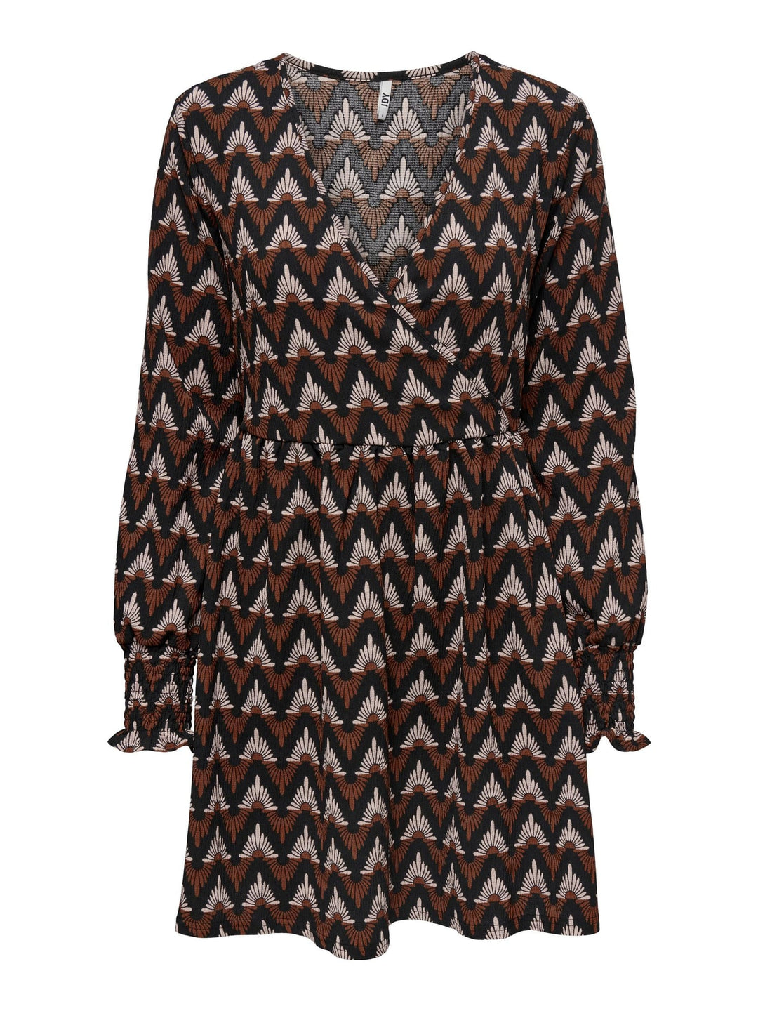 Jacqueline de Yong Lotus jurk zwart dessin – dames