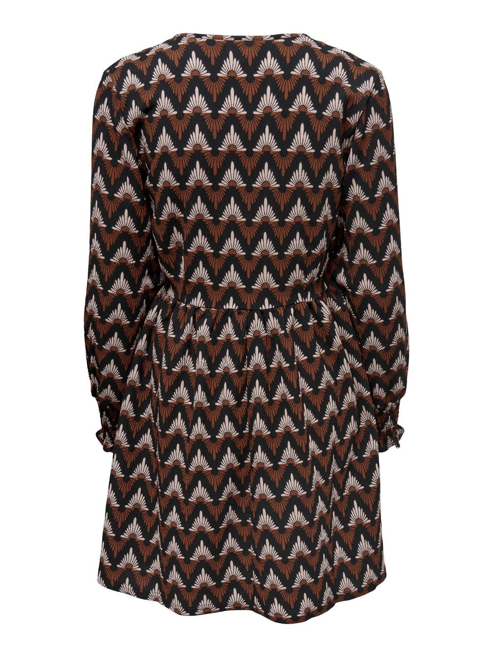 Jacqueline de Yong Lotus jurk zwart dessin – dames