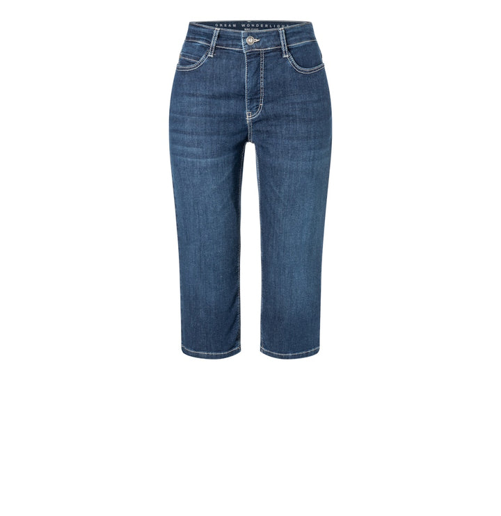 MAC Dream Sun capri jeans blauw denim – dames - Blue Denim