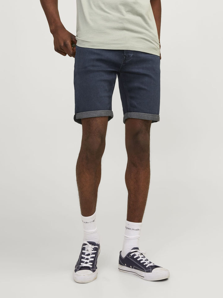 Jack & Jones Rick short denim heren - blue denim