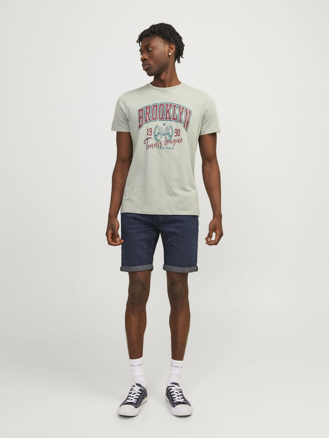 Jack & Jones Rick short denim heren - blue denim