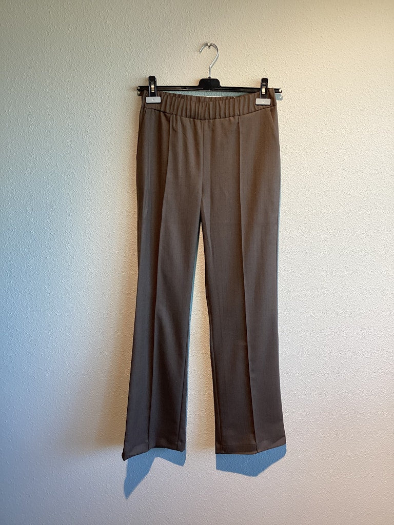 Geisha dames lange broek bruin dessin – dames