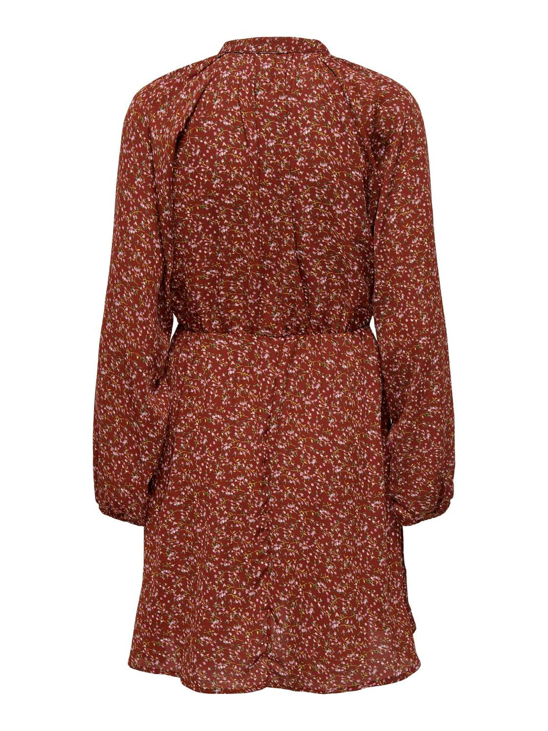 Jacqueline de Yong 15302164 Cana jurk kort – dames - Rood Dessin