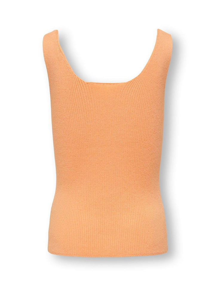 Kids Only KOGHANNA S/L TOP KNT oranje – meisjes