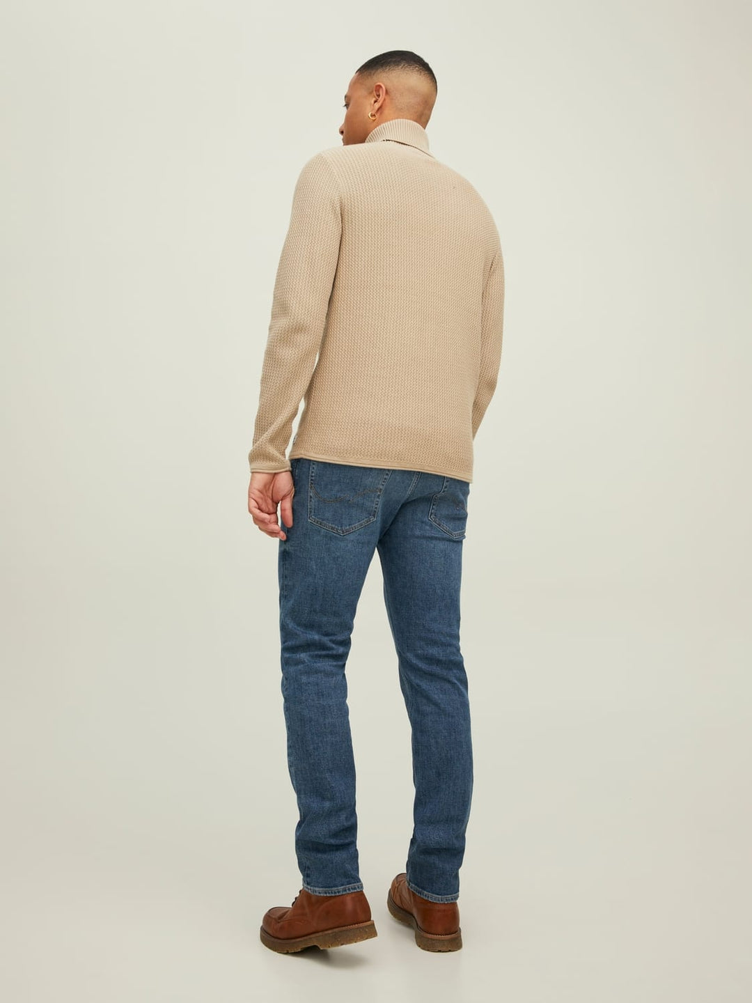 Jack & Jones 12199940 blucarlos trui – heren - Beige