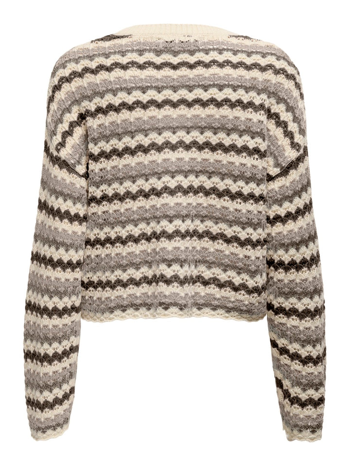 Only trui dames grijs dessin – Asa 15339609