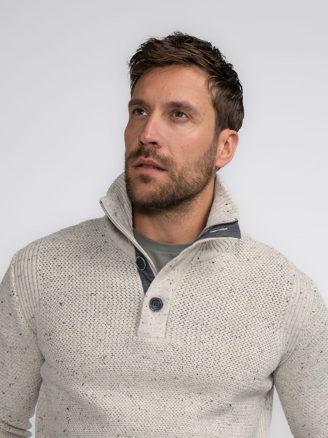 Petrol men M-3040-KWC226 trui heren off-white