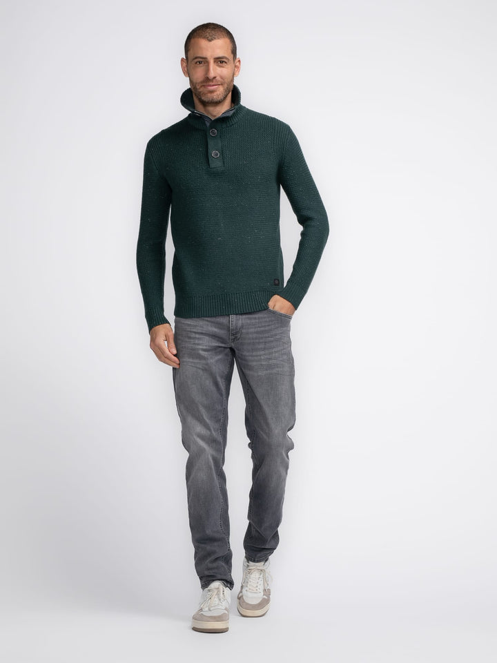 Petrol men M-3040-KWC226 trui heren groen