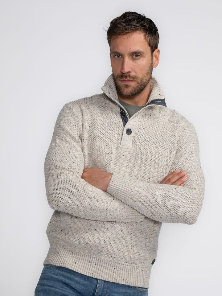 Petrol men M-3040-KWC226 trui heren off-white
