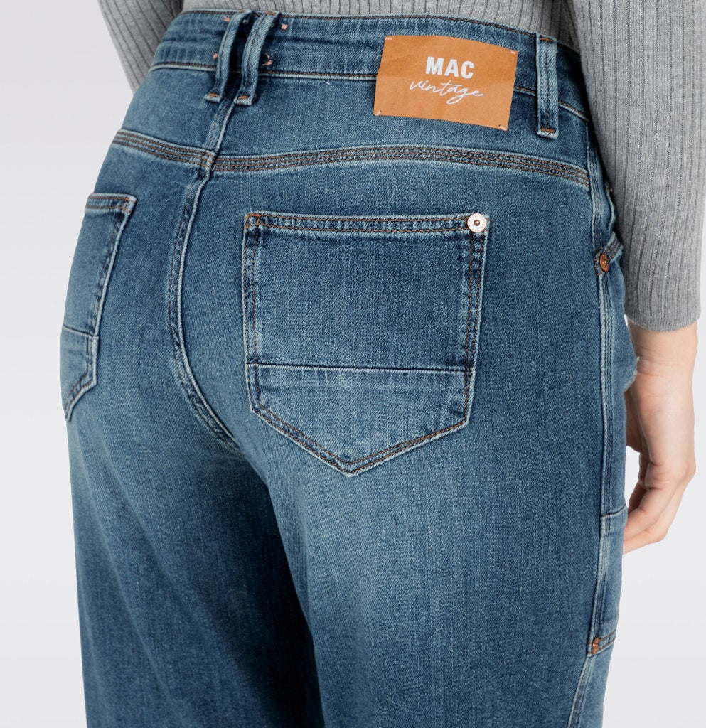 MAC 2803 0333l jeans low croth-baggy fit blue denim – dames