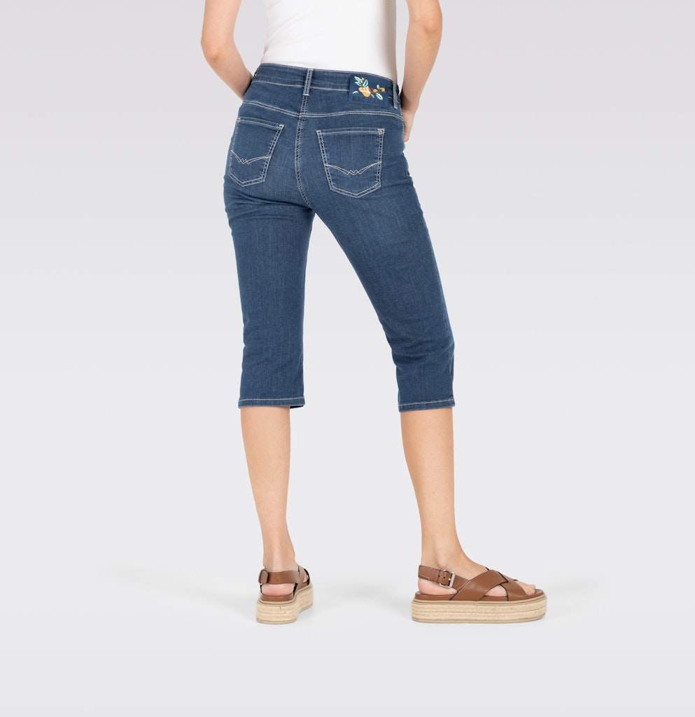 MAC Dream Sun capri jeans blauw denim – dames - Blue Denim