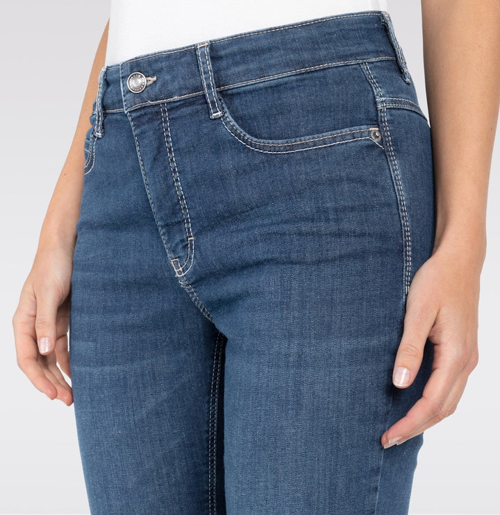 MAC Dream Sun capri jeans blauw denim – dames - Blue Denim