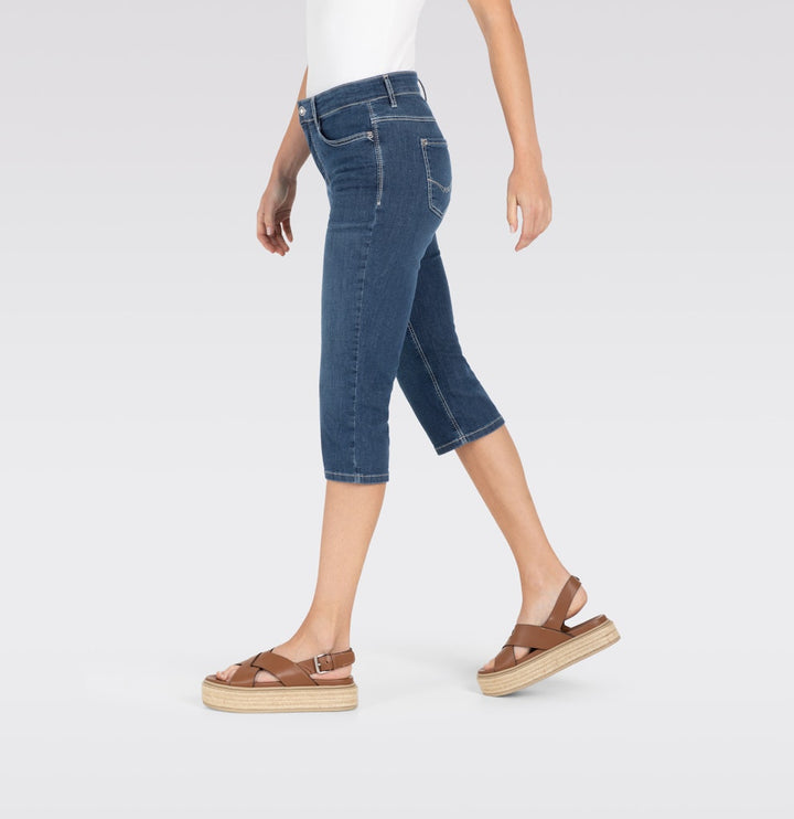 MAC Dream Sun capri jeans blauw denim – dames - Blue Denim
