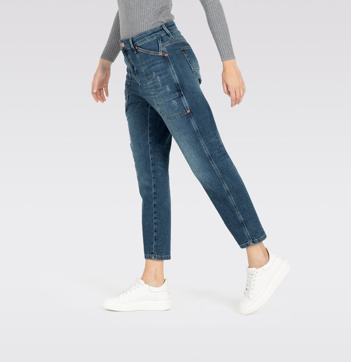 MAC women jeans low croth-baggy fit – 2803 0333l - Blue Denim