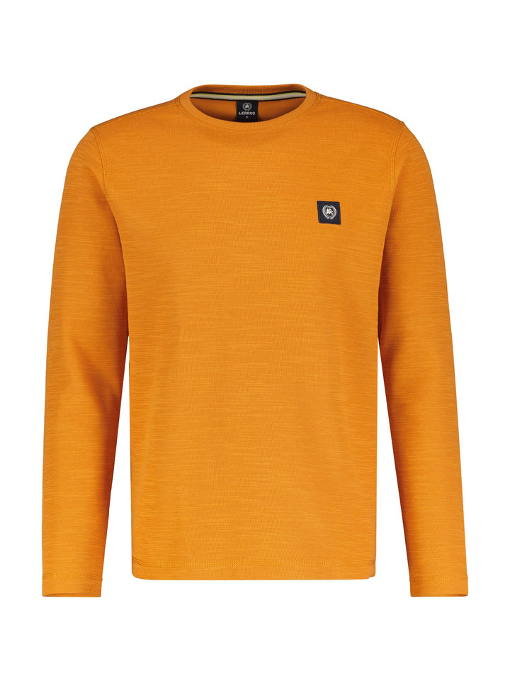 Lerros 2494005 sweater heren oker