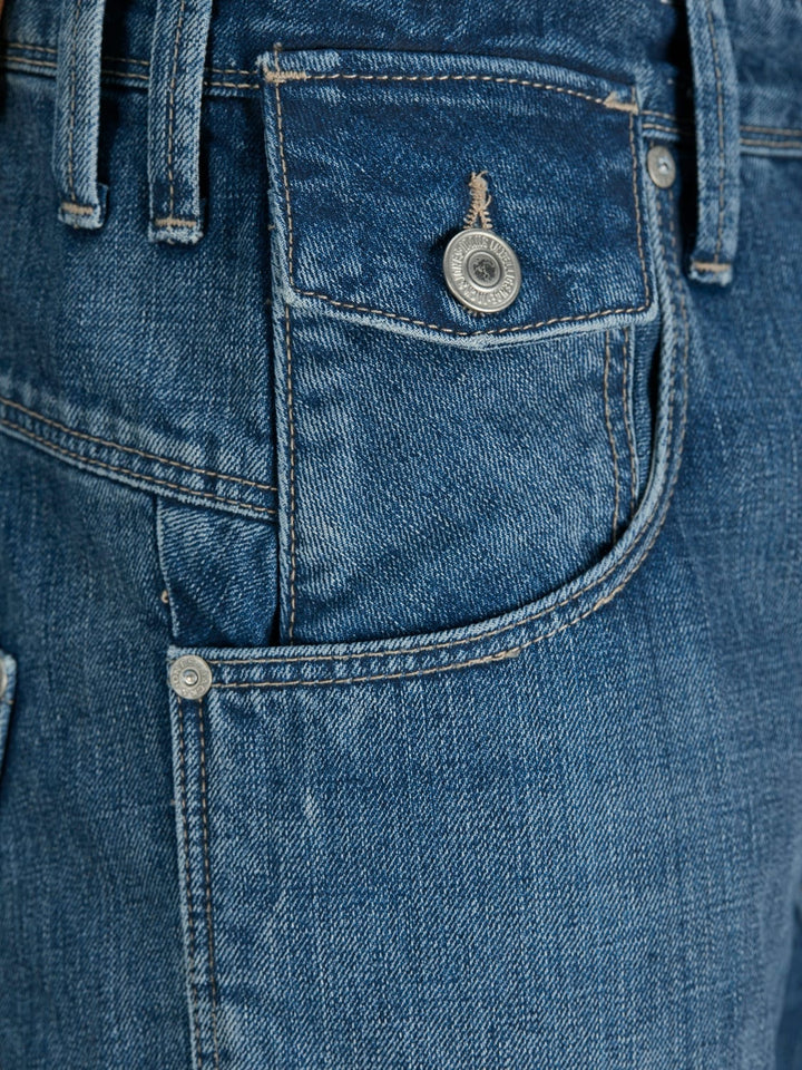 Jack & Jones JJIMIKE JJOSAKA JOS 542 jeans tapered fit – heren - Blue Denim - L32