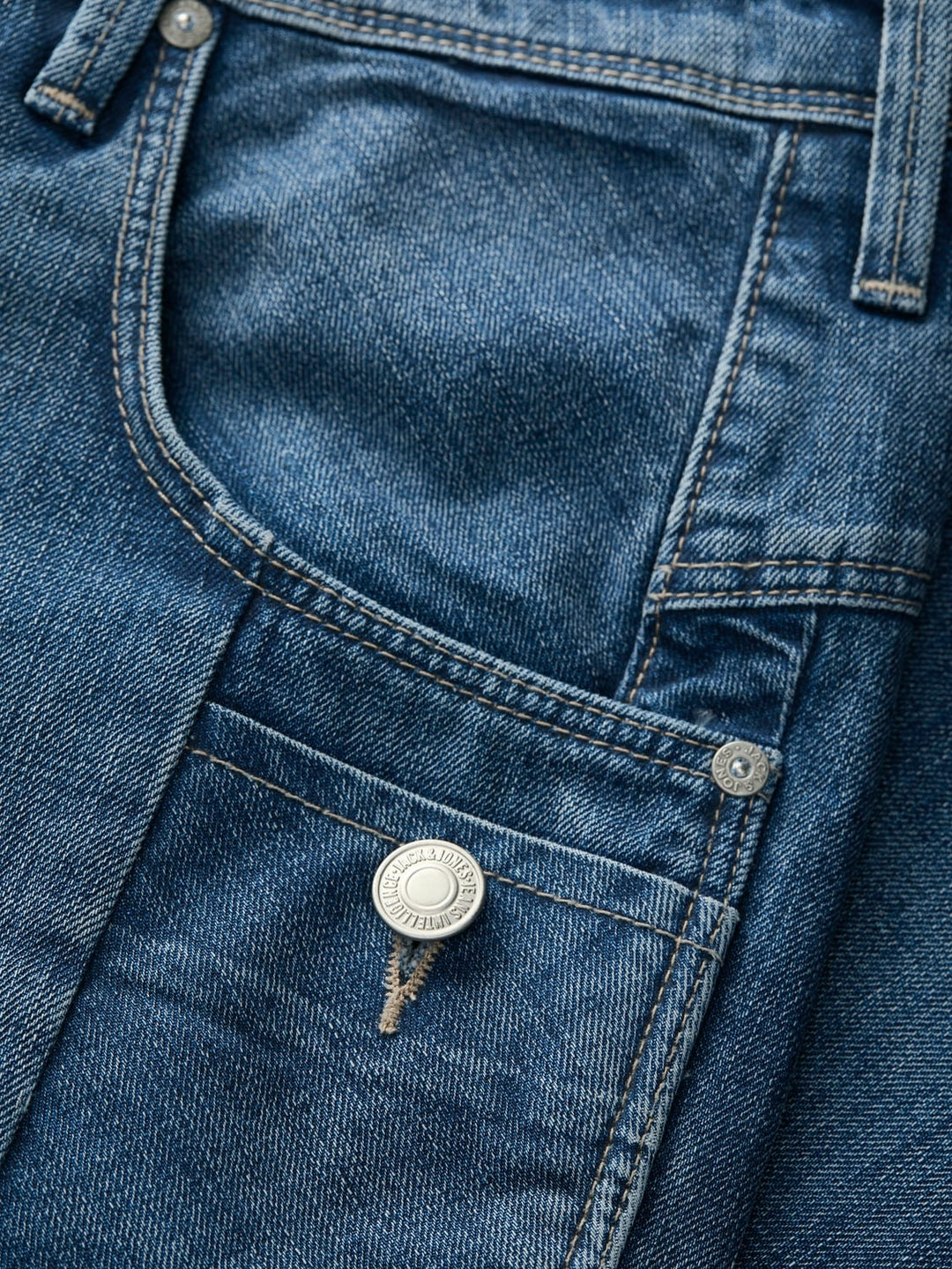 Jack & Jones JJIMIKE JJOSAKA JOS 542 jeans tapered fit – heren - Blue Denim - L32
