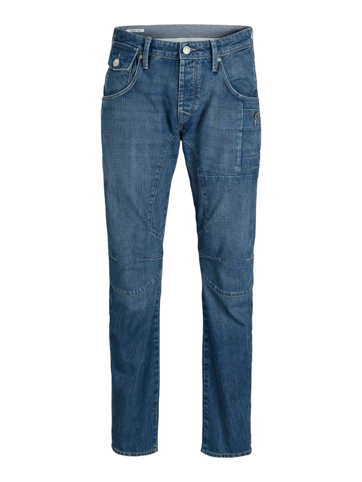 Jack & Jones Mike tapered fit jeans – heren - Blue Denim - L34